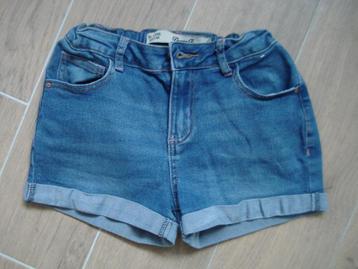 Z.g.a.n. blauw stretch short, korte broek, Denim Co, mt. 146