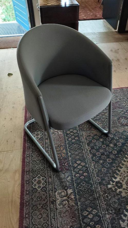 kuipstoelen, Huis en Inrichting, Stoelen, Gebruikt, Drie, Grijs, Ophalen