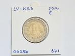 2-euromunt Spanje (E) 2014 Koers LV-K8.3, Ophalen of Verzenden, Spanje, 2 euro, Losse munt