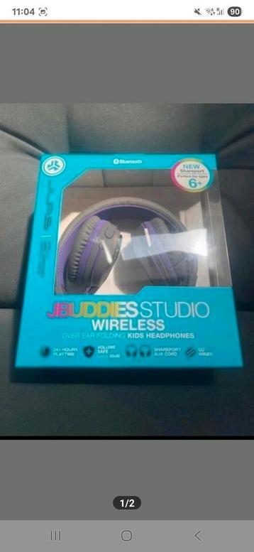 JLab JBuddies Studio Draadloze Kinderhoofdtelefoon - Nieuw beschikbaar voor biedingen