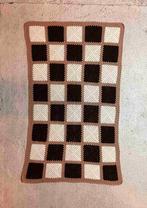 Granny woondeken gehaakt in bruintinten 195/122, Gebruikt, Etten-Leur, DJT@dejuistetoon.eu, Ophalen of Verzenden