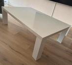 Salontafel hoogglans wit, 100 tot 150 cm, Zo goed als nieuw, Minder dan 50 cm, Rechthoekig