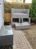Tuinmeubelen, Tuin en Terras, Tuinsets en Loungesets, Ophalen, 4 zitplaatsen, Kunststof, Gebruikt