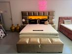 Luxe Velvet Boxspring Open Haard 180x200cm NEW NIEUW