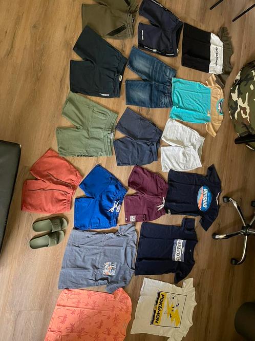 Zomerkleding pakket jongens, Kinderen en Baby's, Kinderkleding | Kinder-kledingpakketten, Gebruikt, Maat 134, Ophalen of Verzenden