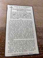 Biermans Johannes 1870 Meerlo 1944 Elsloo priester, Ophalen of Verzenden, Bidprentje