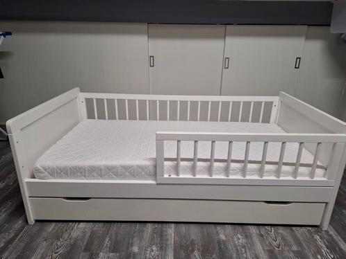 Petite Amelie peuterbed,opberglade,matras , beddengoed, Kinderen en Baby's, Kinderkamer | Bedden, Gebruikt, 140 tot 160 cm, 70 tot 85 cm