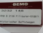Bemo 3232 148  h0m, Hobby en Vrije tijd, Modeltreinen | H0, Overige merken, Gelijkstroom, Verzenden, Nieuw