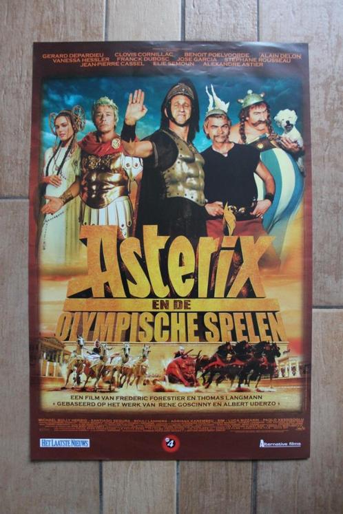 filmaffiche Asterix en de olympische spelen filmposter, Verzamelen, Posters, Zo goed als nieuw, Film en Tv, A1 t/m A3, Rechthoekig Staand