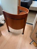 Vintage houten eetkamer/kuipstoelen driepoot, Antiek en Kunst, Ophalen