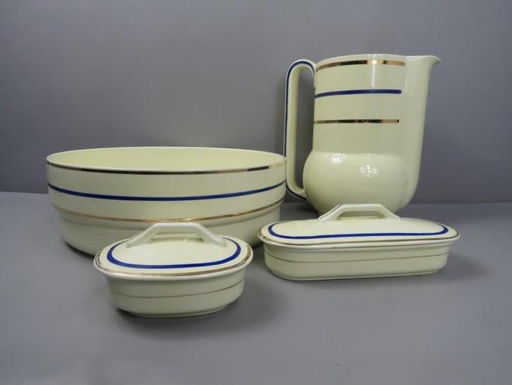 Petrus Regout Lampetstel, Huis en Inrichting, Keuken | Servies, Gebruikt, Overige typen, Overige stijlen, Aardewerk, Ophalen of Verzenden