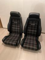 Half leder Recaro stoelen met rode gti ruitjes., Auto-onderdelen, Interieur en Bekleding, Ophalen, Gereviseerd, Overige automerken