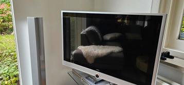 Twee Glazen TV Ophangsysteem - Stijlvol & Minimalistisch beschikbaar voor biedingen