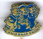 Knir Knar Knor blauw koper stripfiguurtje speldje ( S_063 ), Verzamelen, Verzenden, Zo goed als nieuw, Figuurtje, Speldje of Pin