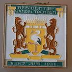 Resedentie wandeltochten 1936. Westraven Cloisonne tegel, Ophalen