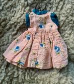 Vintage BARBIE jurkje roze blauw, Verzamelen, Ophalen of Verzenden, Gebruikt, Kleertjes
