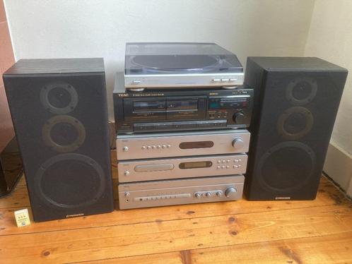 NAD TEAC complete stereotoren met Pioneer boxen platenspeler, Audio, Tv en Foto, Stereo-sets, Zo goed als nieuw, Cassettedeck