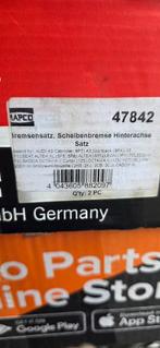 Nieuwe Mapco 47842 Remschijven en Blokken Achteras, Ophalen of Verzenden, Nieuw, Seat