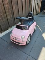 Loopauto Fiat 500 roze, Kinderen en Baby's, Speelgoed | Buiten | Voertuigen en Loopfietsen, Ophalen of Verzenden, Zo goed als nieuw