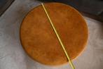 Gouden Ronde Poef - Voetenbankje, Ophalen, Minder dan 50 cm, Rond, 75 tot 100 cm