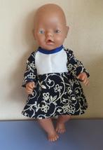 Poppenkleertjes poppenkleding Baby pop 40-43c jurkje 455, Nieuw, Ophalen of Verzenden, Babypop