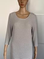 i353 Esprit mt. L=42/44 lange gestreepte jurk maxi wit/zwart, Kleding | Dames, Jurken, Wit, Maat 42/44 (L), Ophalen of Verzenden