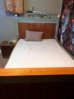 Twijfelaar, Huis en Inrichting, Slaapkamer | Bedden, Gebruikt, Twijfelaar, Hout, Antiek