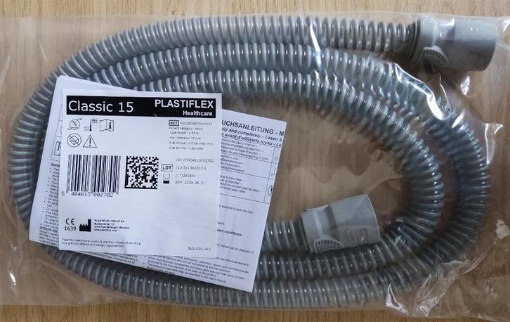Plastiflex Classic 15 - Slang voor CPAP - Slaapapneu, Diversen, Verpleegmiddelen, Nieuw, Ophalen of Verzenden