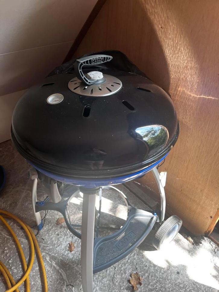 Cadac leisure chef 57 skottelbraai met aparte schaal., Tuin en Terras, Gasbarbecues, Zo goed als nieuw, Ophalen