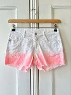 Replay hand made korte broek wit/roze, maat 14A - NP 99,95, Ophalen of Verzenden, Nieuw, Meisje, Broek