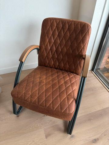 Bronx71 Industriële fauteuil Ivy eco-leer cognac beschikbaar voor biedingen