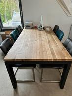 Eettafel met 6 stoelen Henders&Hazel, Huis en Inrichting, 4 tot 6 stoelen, Zo goed als nieuw, Ophalen