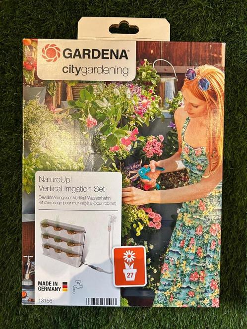 Gardena city gardening vertical irrigation set 13156, Tuin en Terras, Bloembakken en Plantenbakken, Nieuw, Kunststof, Balkon, Tuin