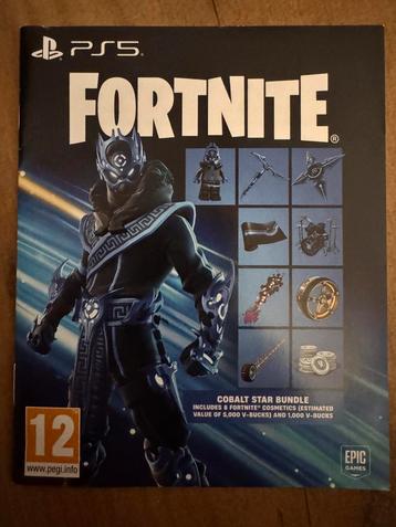 Fortnite Cobalt Scar Bundel PS5 beschikbaar voor biedingen