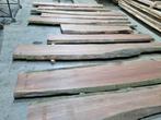 Harthouten schaaldelen | Azobe | Gedroogd | Meubelhout, Tuin en Terras, Palen, Balken en Planken, Ophalen of Verzenden