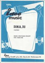 Mu176 bladmuziek dunja du  ==, Ophalen of Verzenden, Gebruikt, Artiest of Componist, Klassiek