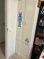 Kledingkast, Huis en Inrichting, Kasten | Kledingkasten, Gebruikt, 100 tot 150 cm, Met deur(en), 50 tot 75 cm