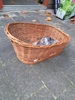 Dieren fietsmand van riet 45 cm, Ophalen of Verzenden, Zo goed als nieuw, Fietsmand, Basil  zwart