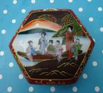 Dekseldoos Nai Nippon porselein Japan- Kutani, Ophalen of Verzenden