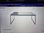 Glazen salontafel 90x90 cm, Ophalen, Gebruikt, 50 tot 100 cm, Vierkant