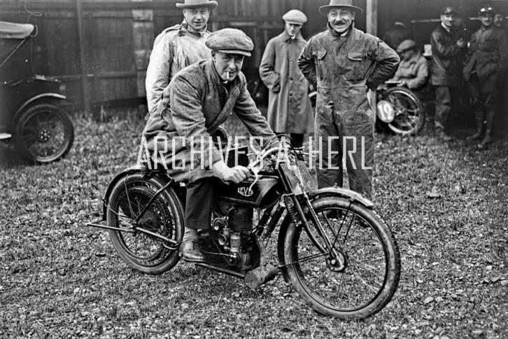 Levis 175cc factory racer Davison 1924 French Grand Prix Lyo, Verzamelen, Foto's en Prenten, Nieuw, Foto, Overige onderwerpen