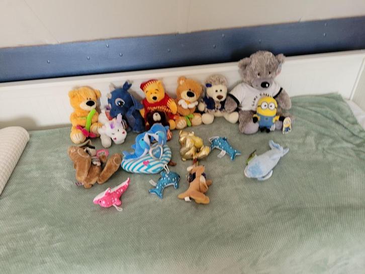 partij knuffeldieren knuffelbeesten  zgan stuk of 17, Kinderen en Baby's, Speelgoed | Knuffels en Pluche, Zo goed als nieuw, Overige typen