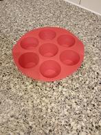 Tupperware bakvorm cupcakes/muffins, Ophalen of Verzenden, Zo goed als nieuw, Rood, Schaal