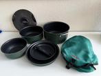 Tefal Bivouac camping/kampeer pannenset (grote versie), Caravans en Kamperen, Kampeeraccessoires, Ophalen of Verzenden, Gebruikt