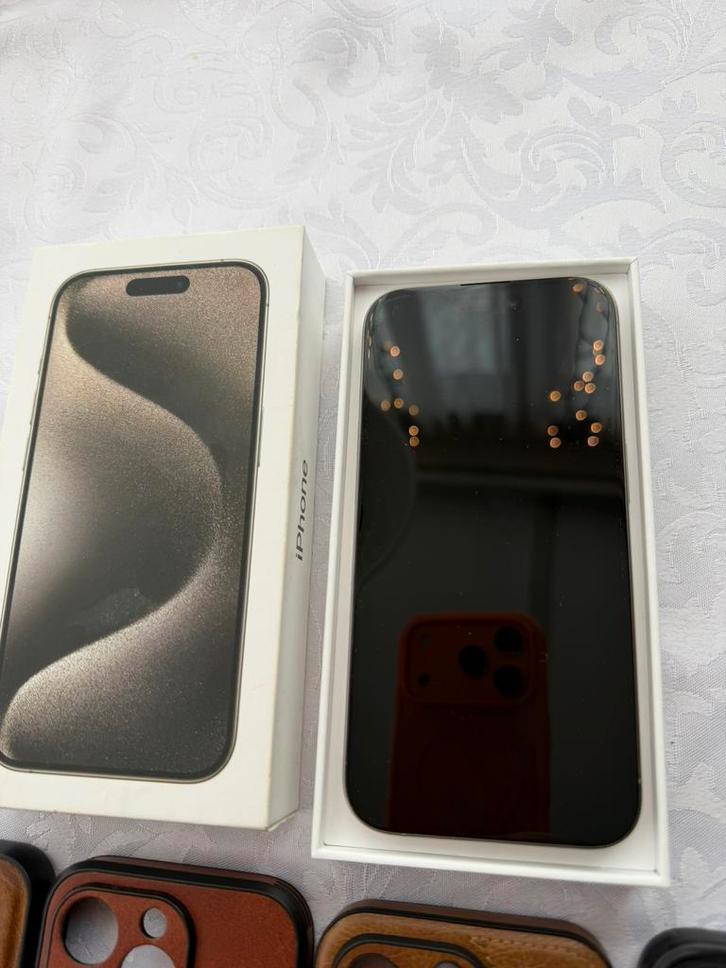 iPhone 15 Pro 256 GB, Telecommunicatie, Mobiele telefoons | Hoesjes en Frontjes | Apple iPhone, Zo goed als nieuw, Ophalen of Verzenden