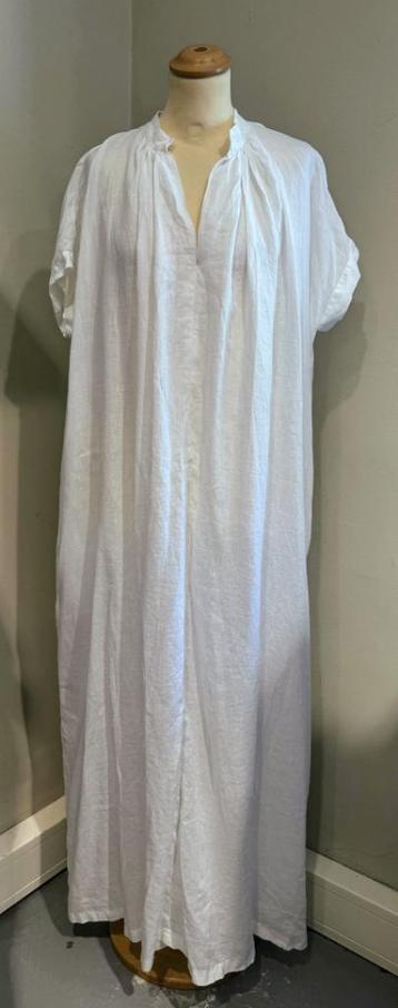 Schitterende lange linnen jurk van ASPESI (S kan tot L)