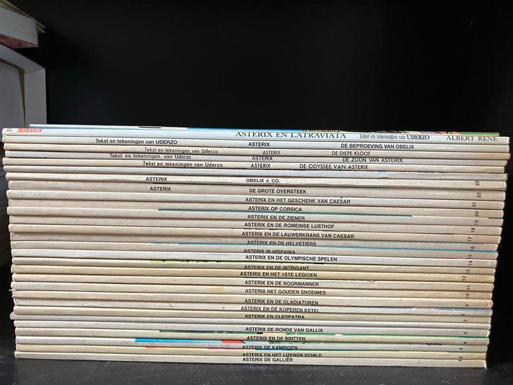 Asterix Stripboeken Collectie - Uderzo, Boeken, Stripboeken, Gelezen, Meerdere stripboeken, Ophalen of Verzenden