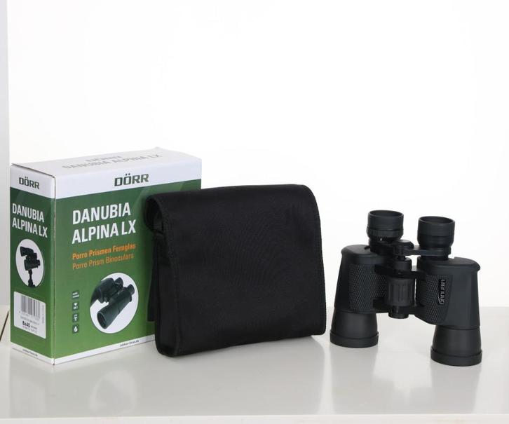 Dörr Danubia Alpina LX Porro Prism 8x40 verrekijker Zwart, Audio, Tv en Foto, Optische apparatuur | Verrekijkers, Nieuw, Overige typen
