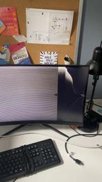 MSI G27CQ4 E2 (defect beeldscherm), Computers en Software, Monitoren, MSI, Gaming, Kantelbaar, Gebruikt