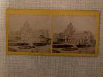 Antieke Stereo Foto Andries 1855., Gebruikt, Foto, Ophalen of Verzenden, Gebouw